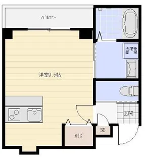 兵庫県西宮市池田町【マンション】の間取り