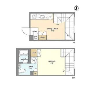 ガーデンレジデンス恵比寿【1階】の間取り