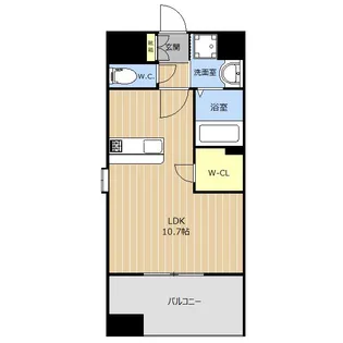 福岡県福岡市博多区吉塚6丁目【マンション】の間取り