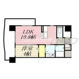 el coco 六ツ角【9階】の間取り