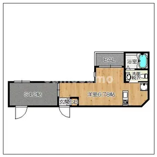 ガレット南福岡【6階】の間取り