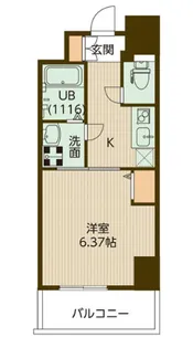 アリビオ立花Ⅲ【3階】の間取り
