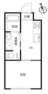 兵庫県尼崎市大物町1丁目【アパート】の間取り