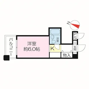 ラ・セーヌ六甲【2階】の間取り