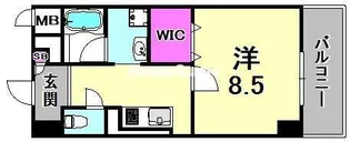 兵庫県尼崎市昭和通8丁目【マンション】の間取り