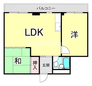 リアライズ甲子園(旧メイプル甲子園)【5階】の間取り