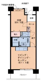 兵庫県神戸市中央区脇浜町1丁目【マンション】の間取り