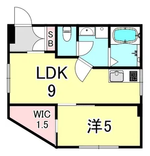 兵庫県神戸市兵庫区塚本通7丁目【アパート】の間取り