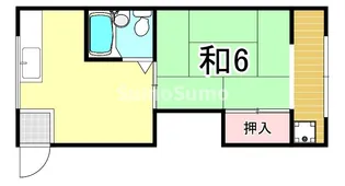 橋本アパート (神田北通5丁目)【2階】の間取り