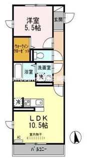 グランメール タカミ【2階】の間取り