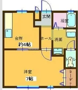 ヒルトップ【1階】の間取り