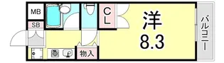 Royale離宮西宮【1階】の間取り
