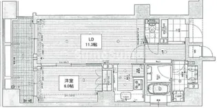 大阪府大阪市西区立売堀1丁目【マンション】の間取り
