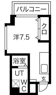 大阪府大阪市浪速区久保吉1丁目【マンション】の間取り