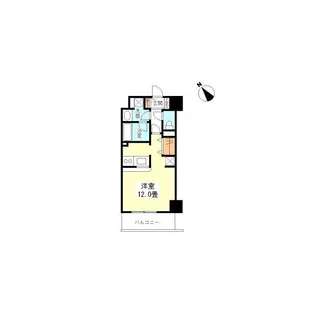 TKフラッツ渋谷【4階】の間取り