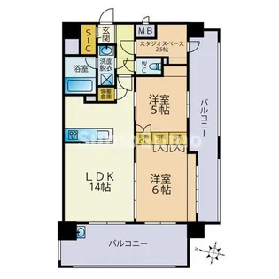 福岡県福岡市南区高木1丁目【マンション】の間取り