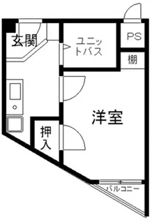 ル・パレ中原【2階】の間取り
