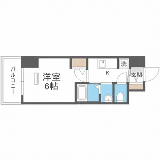 大阪府大阪市浪速区日本橋東3丁目【マンション】の間取り
