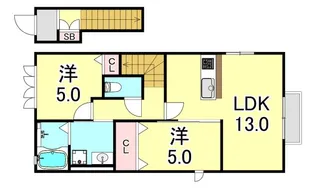 ハイム カルフール【2階】の間取り
