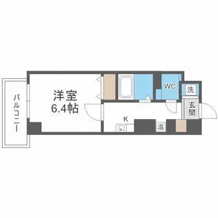 大阪府大阪市中央区谷町6丁目【マンション】の間取り