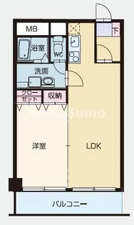 クラッセ博多駅南【8階】の間取り