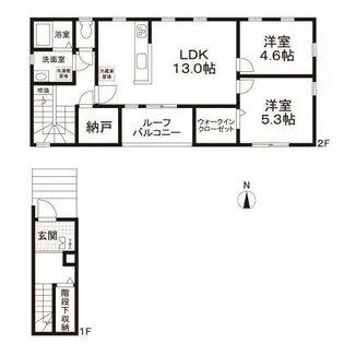 West House【2階】の間取り