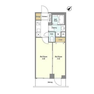 ミュプレ渋谷【3階】の間取り