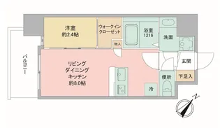セレニテ神戸西エクラ【14階】の間取り