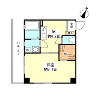 兵庫県神戸市灘区岩屋北町3丁目【マンション】の間取り