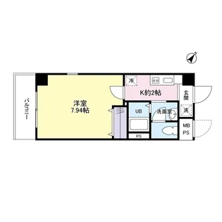 兵庫県神戸市長田区北町1丁目【マンション】の間取り