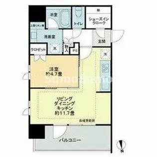 ザ・ライオンズ大濠公園【12階】の間取り