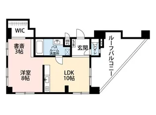 ライオンズマンション南薬院【11階】の間取り