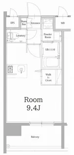 エンクレスト天神LINK【5階】の間取り