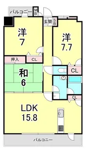 アルファステイツ西明石駅前【5階】の間取り