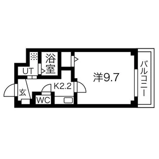 ドーム千代崎【2階】の間取り