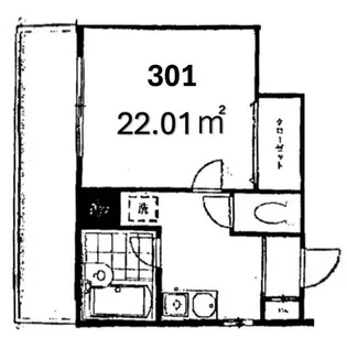 モンターニュ目黒【3階】の間取り