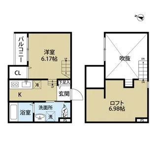 JEUNESSE(ジュネス)【1階】の間取り