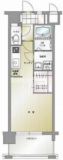 エンクレスト博多駅南Ⅲ【7階】の間取り