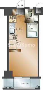 エンクレスト舞鶴【8階】の間取り