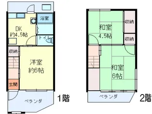 兵庫県神戸市垂水区福田5丁目【一戸建】の間取り