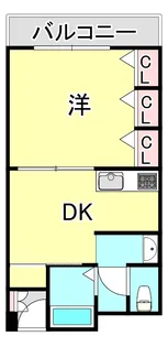 兵庫県神戸市灘区篠原中町6丁目【マンション】の間取り