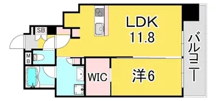 One Paseo【9階】の間取り