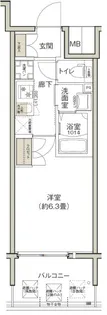大阪府大阪市西区靱本町2丁目【マンション】の間取り