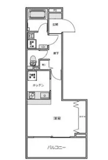 大阪府大阪市西区立売堀3丁目【マンション】の間取り
