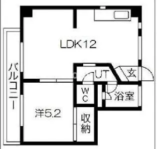 兵庫県西宮市常磐町【マンション】の間取り