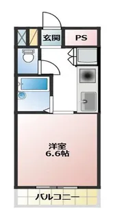 大阪府大阪市中央区石町2丁目【マンション】の間取り