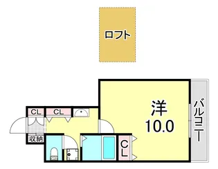 モンサンルージュ【3階】の間取り