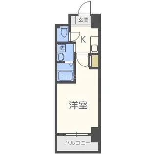 大阪府大阪市浪速区幸町2丁目【マンション】の間取り