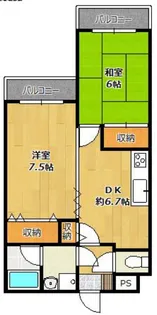 ルナポリス【3階】の間取り