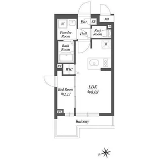 ブランシエスタ用賀【4階】の外観
